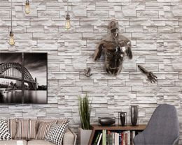 beibehang papier peint mural 3d mural wall papers home decor Modern simulation brick brick restaurant wallpapers for living room