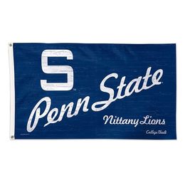 Penn State University Throwback Vintage 3x5 College Flag 3x5ft Outdoor or Indoor Club Digital printing Banner and Flags Wholesale
