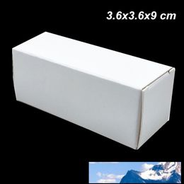 50 Pcs White 3.6x3.6x9 cm Kraft Paper Essential 30ml Oil Bottle Lip Stick Packing Box Paper Board DIY Handmade Box for Perfume Cosmetic Gift