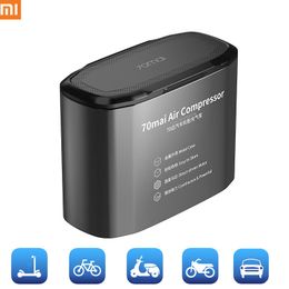 Xiaomi Mijia 70mai Air Compressor 12V 70mai Protable Electric Car Air Pump Metal Box Mini Tire Inflator Auto Tyre Pumb