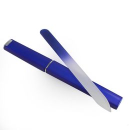 Crystal Glass Nail File with Case Colourful Glass fingernail file Customised Colour Available NF01T1 FREE SHIPPING sas