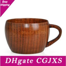 Delicate Wooden Cup Natural Jujube Wood With Handle Coffee Cups Safe Wine Cups Mugs Tumbler Eco Friendly Tea Drinkware Free Ship Delicate Wooden Cup Natural Jujube Wood With Handle Coffee Cups Safe Wine Cups Mugs Tumbler Eco Friendly Tea Drinkware Free Ship