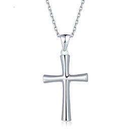 Peacock Star Solid 925 Sterling Silver Cross Pendant Necklace Jewellery Sterling Silver Cross