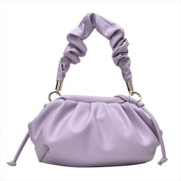 Small PU Leather Bags For Women 2020 Elegant Sweet Solid Colour Crossbody Shoulder Handbags Travel Cross Body Bag Totes