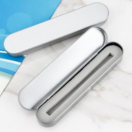 Pen Box Tin Storage Box Glossy Pencil Case Organiser for Acne Needle Metal Storage Containers LX3323