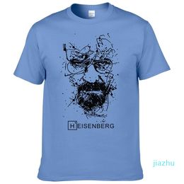 Hot Sale New Fashion Breaking Bad T Shirts Men Heisenberg Camisetas Hombre Men Cool Tee Shirt Tops Short Sleeve Cotton Hip Hop T-shirts