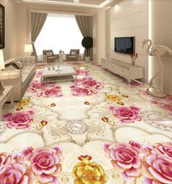 flooring 3D wallpaper for walls Marble tiles wallpaper for bedroom walls living room wallpaper self adhesive Waterproof floor