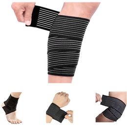 1Pcs Elastic Bandage For Wrist Calf Elbow Leg Ankle Protector Compression Knee Support Sports Bandage Strap Fitness Safety