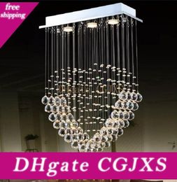 Modern Crystal Chandeliers Lamp Heart shaped Led Ceiling Lights Pendant Light Modern Crystal Chandeliers Lamp Heart shaped Led Ceiling Lights Pendant Light