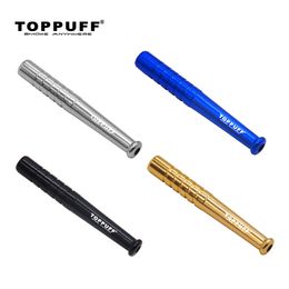 TOPPUFF Metal One Hitter Baseball Bat Shaped Tobacco Smoking Pipe Metal Snuff Sniffer Snorter Pipes Smoking Herb Smoke Pipe Tool