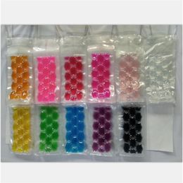 Wine Cooler Bags PVC Beer milkice pack ice Bag Convenient travel two sides Coloured Glue bead Originality 6 5mj F2