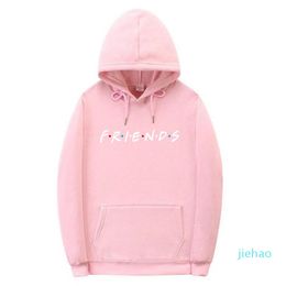 Fashion- Friends Letter Print Hoodies Sweatshirt Autumn Winter Fleece Hoodie streetwear man Women Friends Hoodies Long Sleeve Pullovers