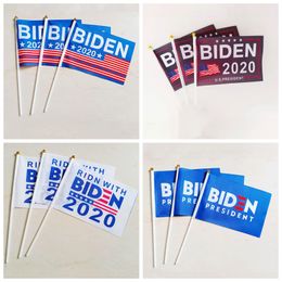 2020 Joe Biden Hand Waving Flag Banners Letter Support Oppose America Presidential Election Compaign Polyester Flag Banner VT1554