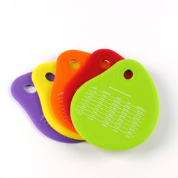 Silicone Cream Scraper With Scale Baking Dough Cutter Durable Heat-resistant Ice Cream Spatula Cook Bake Kitchen Tools