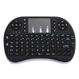 Rii i8 mini Wireless Keyboard 2.4G English Air Mouse Keyboard Remote Control Touchpad for Smart Android TV Box Notebook