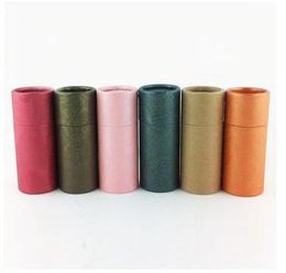 Essential Oil Bottle Kraft Paper Packaging Cardboard Tube Jewelry/Cosmetics /Gifts Packing Box Free Shipping