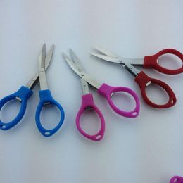 whilesale Korea stationery student scissors student safety elastic safety scissors children's manual elastic scissors