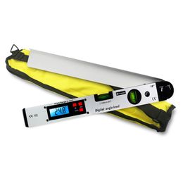 0-225 Degree Digital Angle Level Meter Gauge 400mm 16inch Electronic Protractor Angle Finder Meter Measuring Gauge