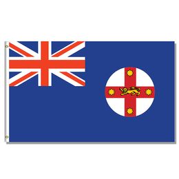 Australia State Flag New South Wales Flag,All Country 3x5ft Flags Printing, Hanging Advertising National Outdoor Indoor Usage