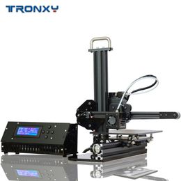2022 affichage x1 Imprimantes Tronxy X1 3D Imprimante Poulie Lineear Guide Support Carte SD Carte SD Off-Line Impression LCD Affichage Haute précision 0,1-0.4mm Ducker