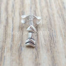 Andy Jewel 925 Sterling Silver Beads My Arrow Single Stud Earring Charms Fits European Pandora Style Jewelry Bracelets & Necklace 298551C00