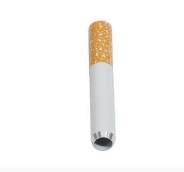 52mm Aluminium pipe cigarette shape pipe mini small pipe portable