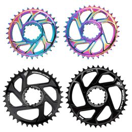 Alloy Chainwheels Bike Chainring 30 32 34 36 38 Teeth Wide Narrow Multi-Color 6mm Offset Aluminium Bicycle Chainrings Plate For XX1 X9 XO