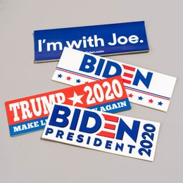 Cheapest 10Pcs Biden Presidential Election 7.55*22.9cm Car Window Adhesive Sticker DHL Free Shipping HHF1448