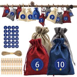 Advent Calendar Fabric Bags Fabric Bags Advent Calendar Christmas DIY Craft Kit