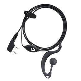 Walkie Talkie Radio Portable Ham Two Way Earpiece Accessories Earphone Black Ear-Hook For BaoFeng UV5R Series