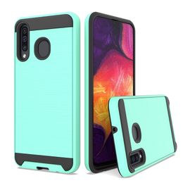 Para Revvl 4 4 mais 5G caixa de metal duplo Layered TPU LG Aristo 5 Harmony 4 Fuga Além disso Coolpad Legado Stylo 6 K51 Alcatel 3V 2019