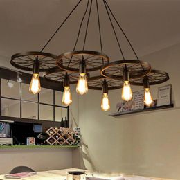 Modern Loft Industrial Chandelier Lights Bar Stair Dining Room Lighting Retro Meerosee Chandeliers Lamps Fixtures Lustres Modern Loft Industrial Chandelier Lights Bar Stair Dining Room Lighting Retro Meerosee Chandeliers Lamps Fixtures Lustres