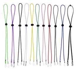 Mask Hanging Rope Student Hanging Mask Chain Anti-slip Adjustable Braid String Extension Neck Band Lanyard Anti Lose Hats Cord LSK1275