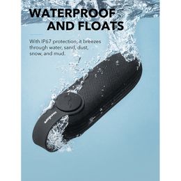 FreeShipping Bluetooth Speaker Waterproof Portable Speaker IP67 Water Resistance 12-Hour Playtime Built-in Mic