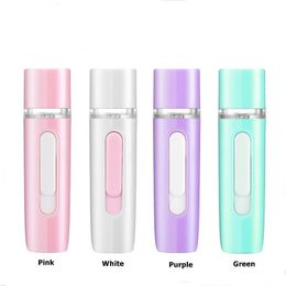 2 in 1 Portable Facial Steamer Sprayer Face Spray Bottle Nano Mister Facial Steamer USB Rechargeable Power Bank Sprayer Beauty Instrument