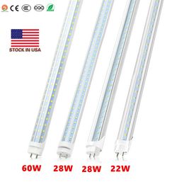 T8 LED Light Tubes 4 ft 4feet 18W 22W 28W 60W 80W Bulbs Lighting LED Fluorescent Tube 4ft G13 Single Row SMD2835