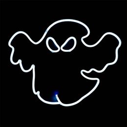 Ghost Sign Halloween Decoration Home Bar Wall Handmade Led Neon Light 12 V Super Bright Little Ghost Style LED Neon Sign Holiday Lighting