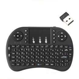 I8 2.4GHz Kablosuz Klavye Hava Fare Touchpad ile El Çalışma Android TV Kutusu Mini PC ile Çalışma 18