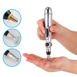 Electronic Acupuncture Pen Pain Relief Therapy Pen Safe Meridian Energy Heal Massage Body Head Neck Leg Health Massageadores Free DHL