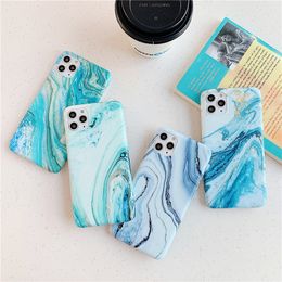 Simple marble mobile phone case for 11 pro max mobile phone case P40pro 8plus all-inclusive soft case