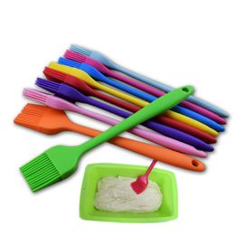 21CM Silicone Basting Pastry Brush BBQ Oil Brushes For Cake Bread Butter Baking Tools Kitchen Barbecue Brush