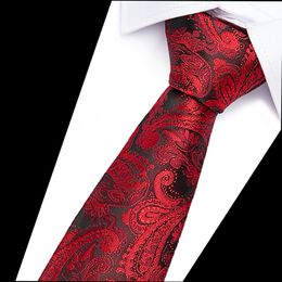 20 Style New Classic 6CM Mens Necktie 100%Silk Neck Tie Fashion Narrow Slim Tie For Wedding Business Suits Men Accessories