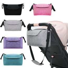 Baby Stroller Bag Mummy Organizer Bag Nappy Diaper Carriage Buggy Pram Cart Basket Hook Stroller Accessories Womens Shoulder