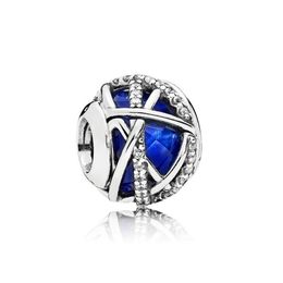 NEW 100% 925 Sterling Silver 1:1 Authentic 796361NCB Royal Blue Galaxy Charm Bracelet Original Women Jewellery Gift