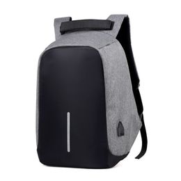 Anti-theft Bag Men Laptop Rucksack Travel Backpack Women Large Capacity Business USB Charge College Student School Shoulder Bags 200918
