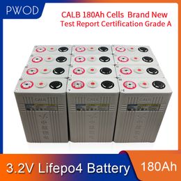 PWOD 8PCS CALB A 3.2V 180Ah LiFePO4 Rechargeable Battery 180AH 24V Lithium iron phosphate packs solar batteries EU US TAX FREE