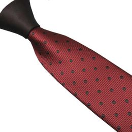 -LAMMULIN Herrenanzug Krawatten Solid Color Knot Kontrast Tupfen-Krawatte Mikrofaser-dünne Krawatte 6cm gravats (10 Farbe wählen)