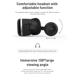 Freeshipping BinoculVR Virtual Reality Glasses 3D VR Headset Glasses Helmet Stereo Box For Smartphone Smart Phone Viar Binoculars Video Game