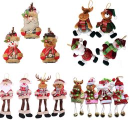 4 pcs Christmas Baubles Tree Hanging Ornaments Craft Children Gift Toys Xmas Festival Home Decorations Length 18cm SD366