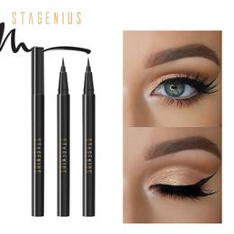 STAGENIUS 1pcs Eyeliner Pencil Waterproof Black Natural Super Long Lasting Makeup Liquid Eye Liner Pen makeup 120 pcs/lot DHL